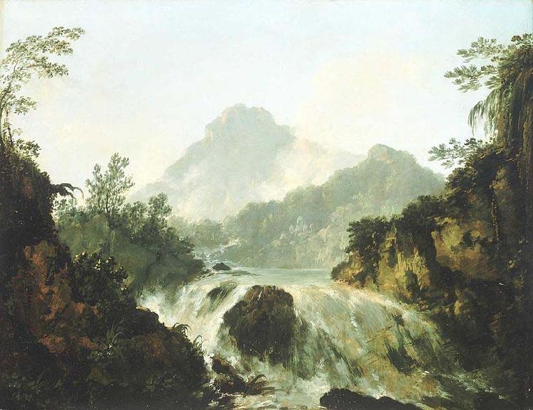 William Hodges A Cascade in the Tuauru Valley, Tahiti